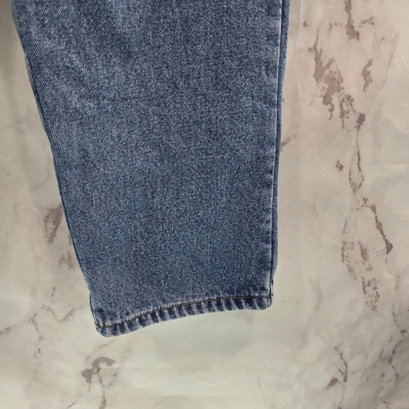 Cabelas Jean Women 8 28 X 29 Flannel Lined Plaid Green High Rise Medium Denim - Picture 5 of 13